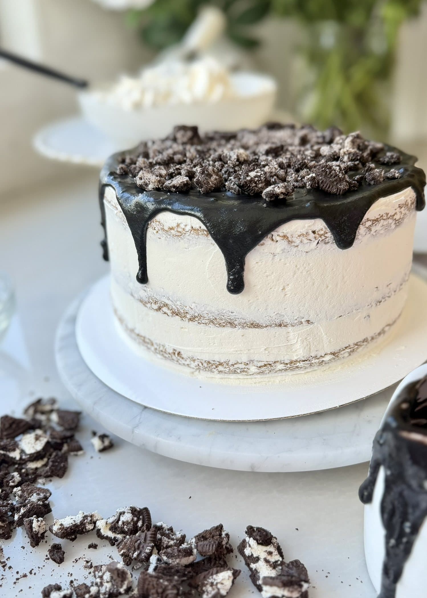 Cookies & Cream Lava Cake, finished and ready to serve