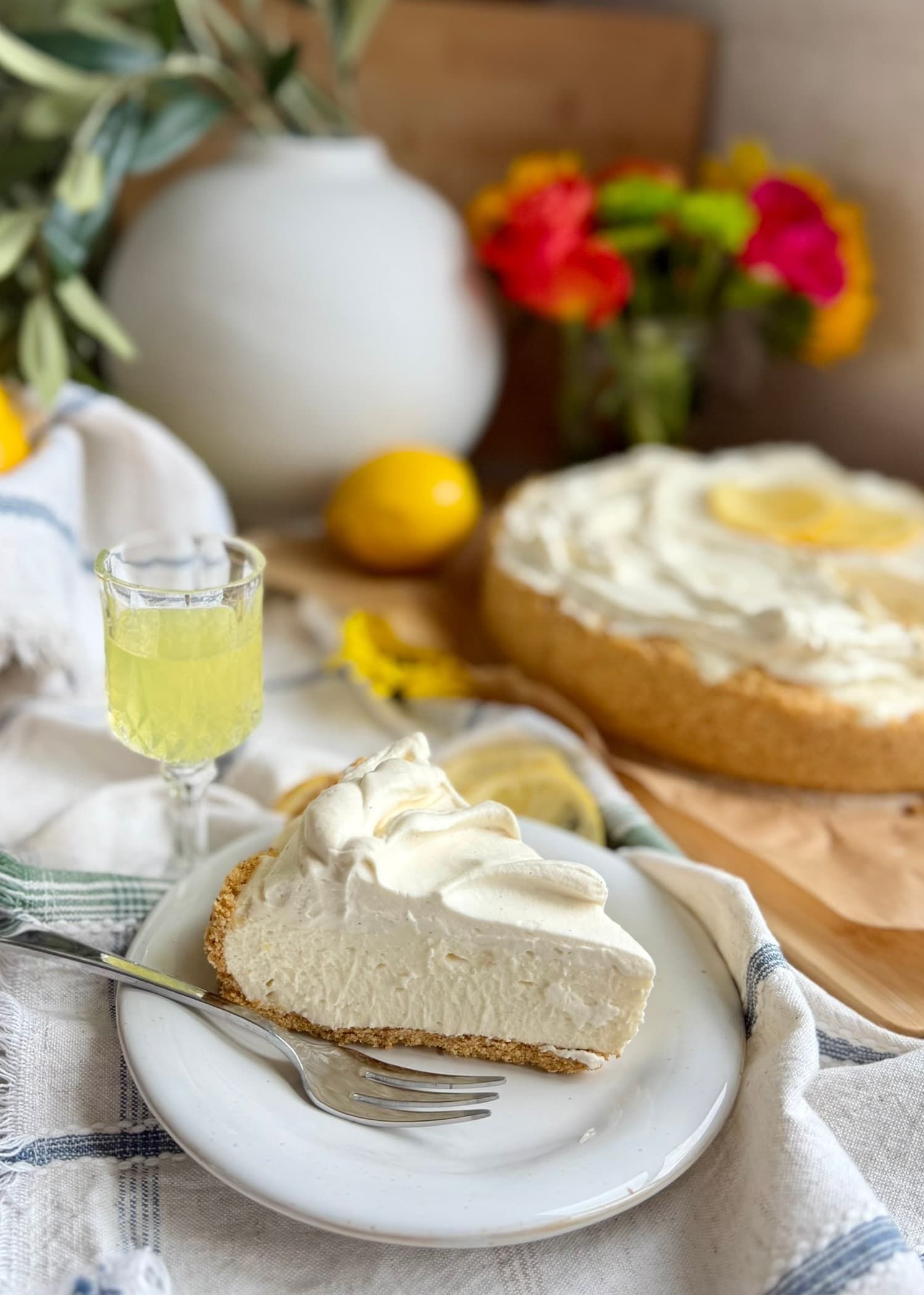 Limoncello Cheesecake Mousse, finished and ready to serve