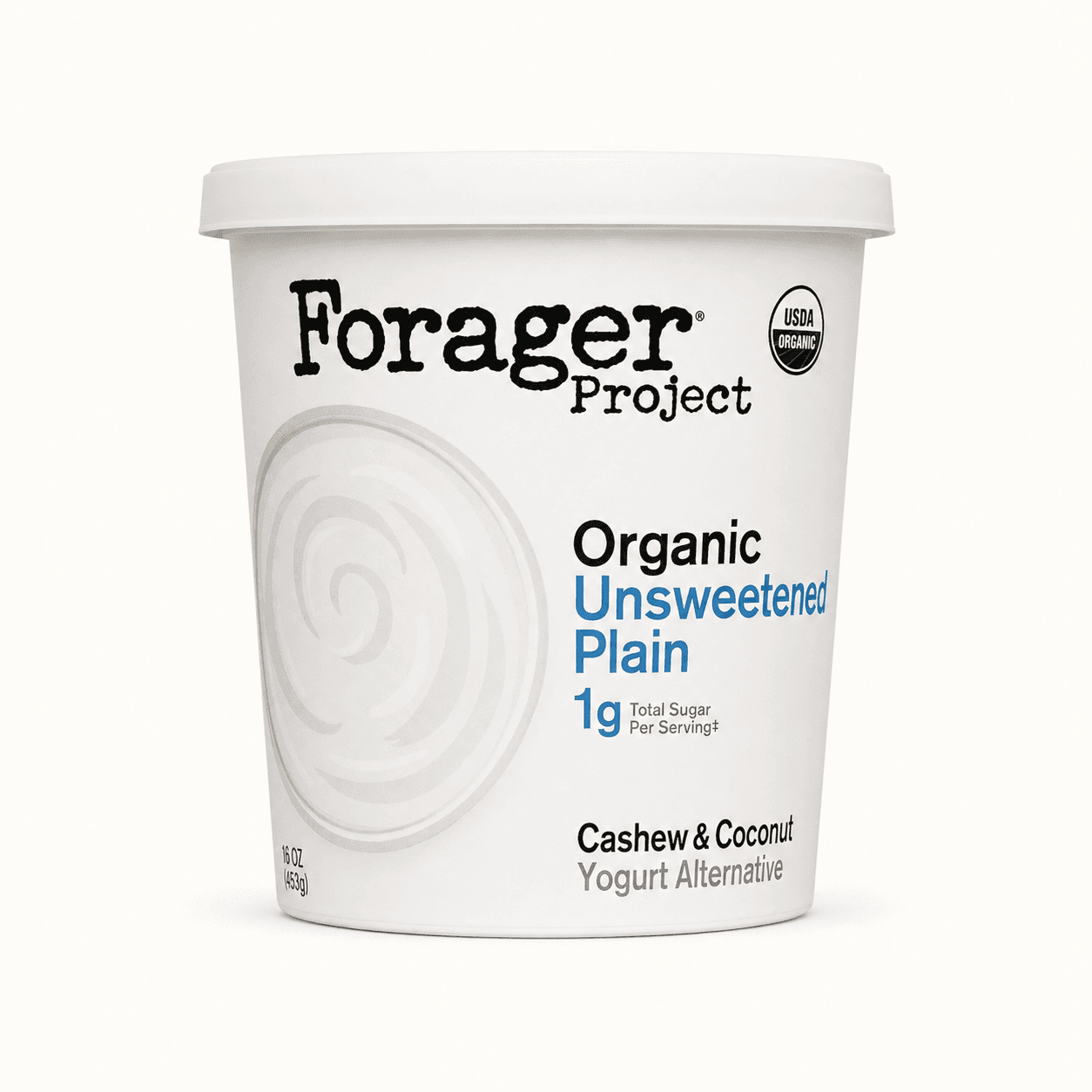 Forager Unsweetened Plain Yogurt product packaging