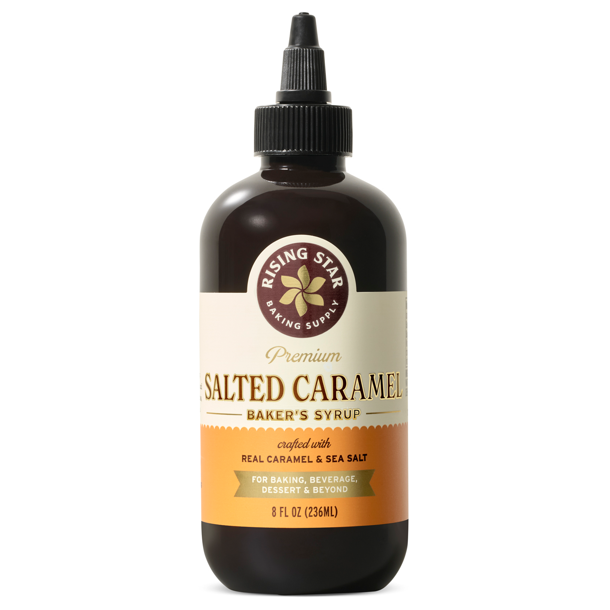 Rising Star Baking Supply Salted Caramel Baker's Syrup product packaging