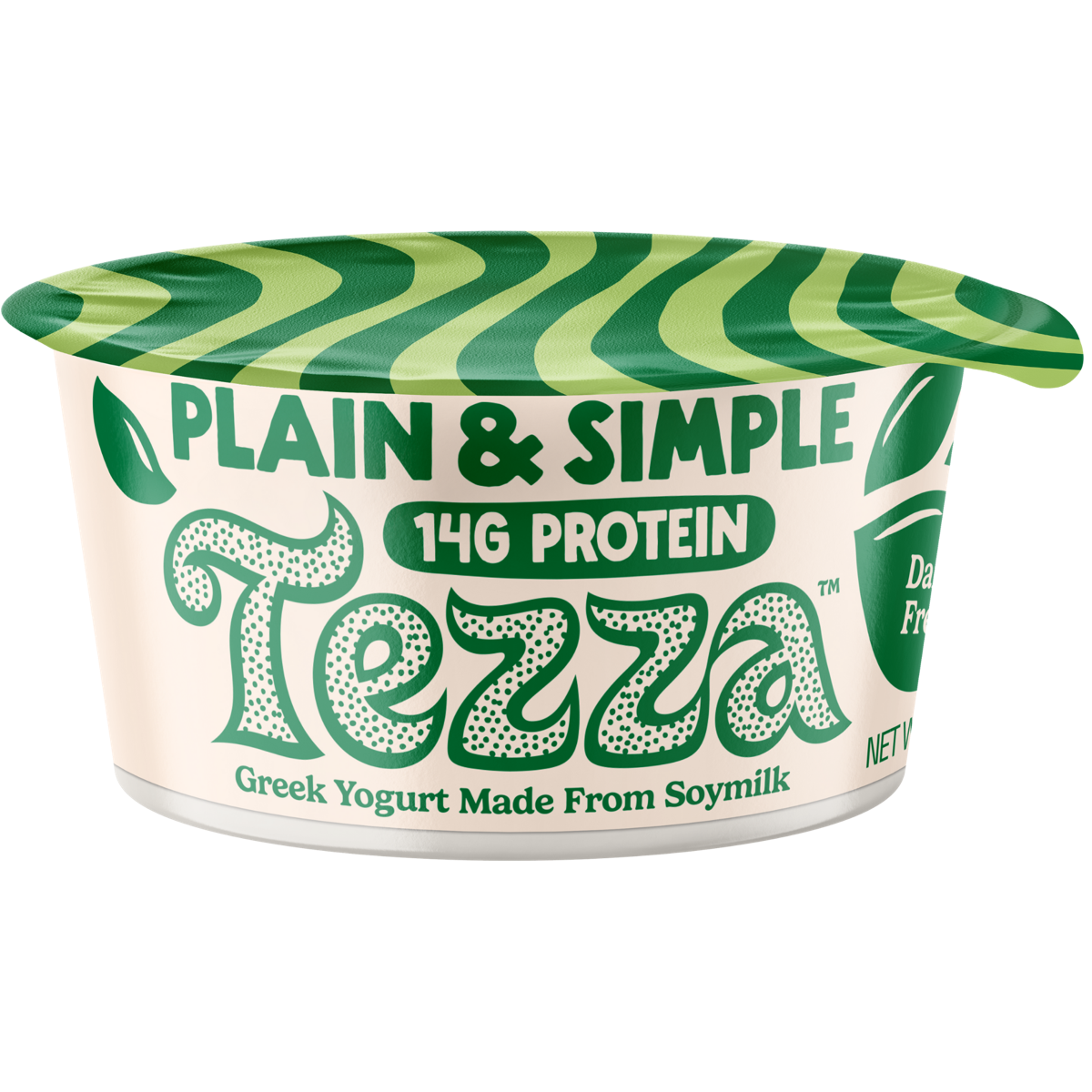 Tezza Plain & Simple Greek Yogurt product packaging