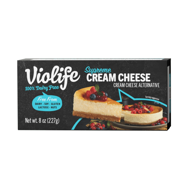 Violife Supreme Cream Cheese Block product packaging