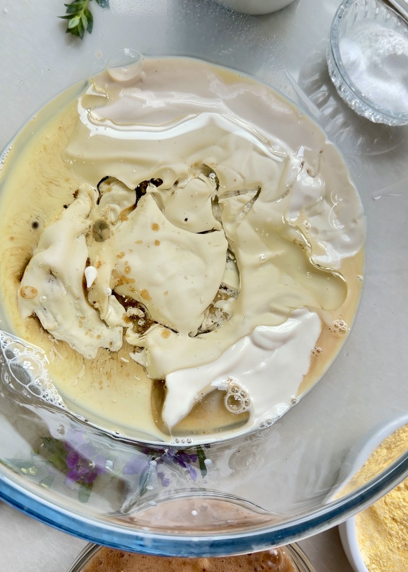 Warm Banana Cornmeal Cinnamon Roll Poke Cake: ED3D38B4 0A1A 4118 A9BD E3E95976DAAE 1 201 a