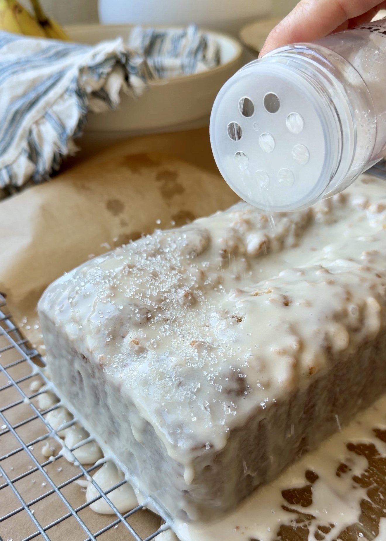 Banana Old-Fashioned Donut Loaf: 35D9C028 A27E 4363 A6CF BBCAC1343C72 1 201 a