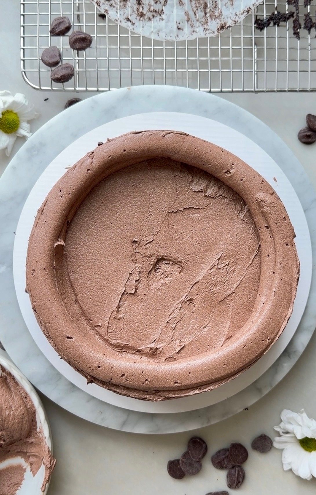 Chocolate Lava Cake: 01 buttercream dam