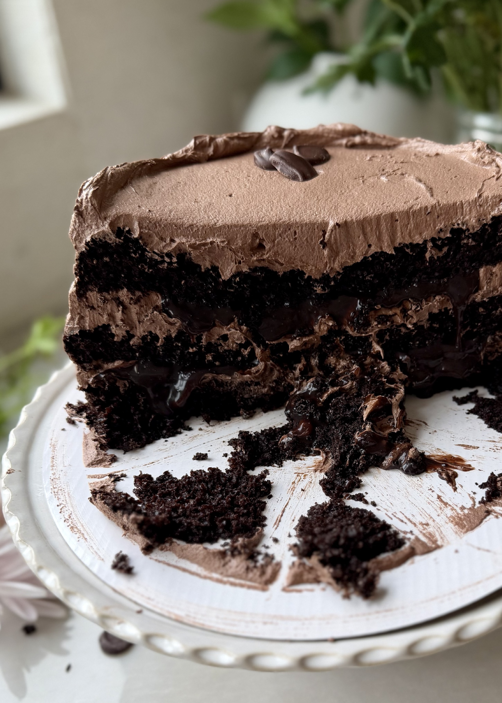 Chocolate Lava Cake, finished and ready to serve