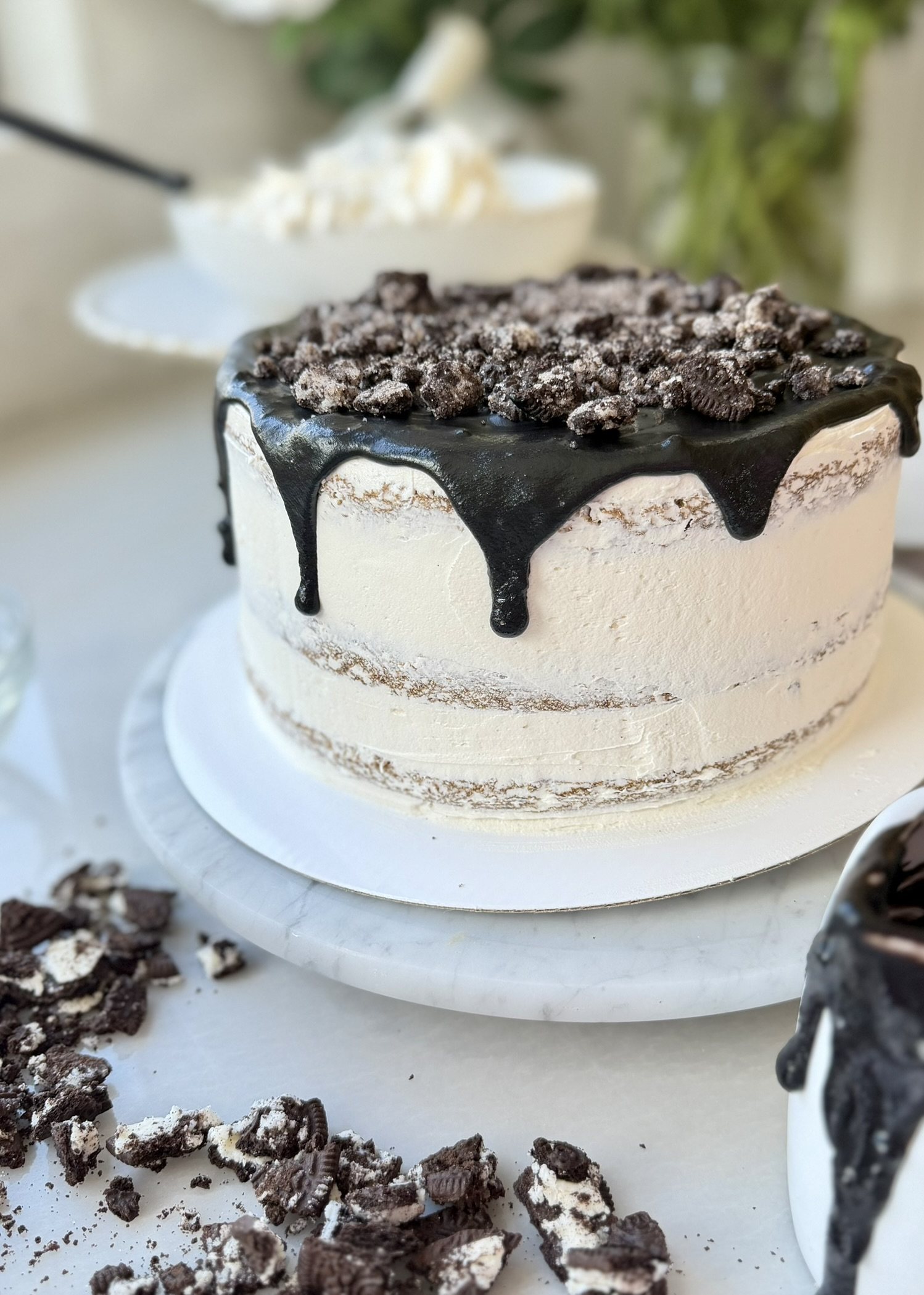 Cookies & Cream Lava Cake, finished and ready to serve