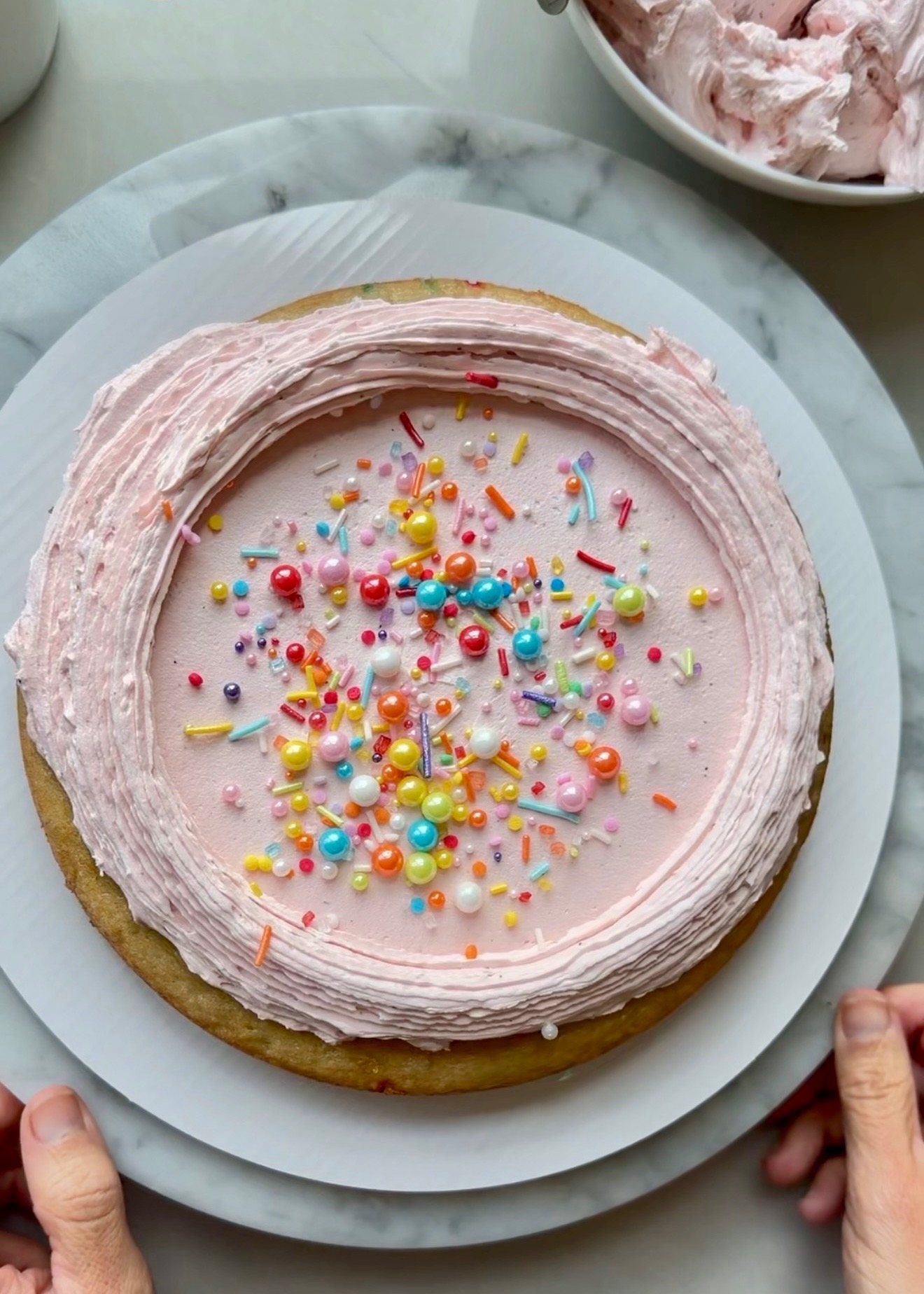 Gluten-Free Cake Batter Lava Cake: 02 buttercream dam