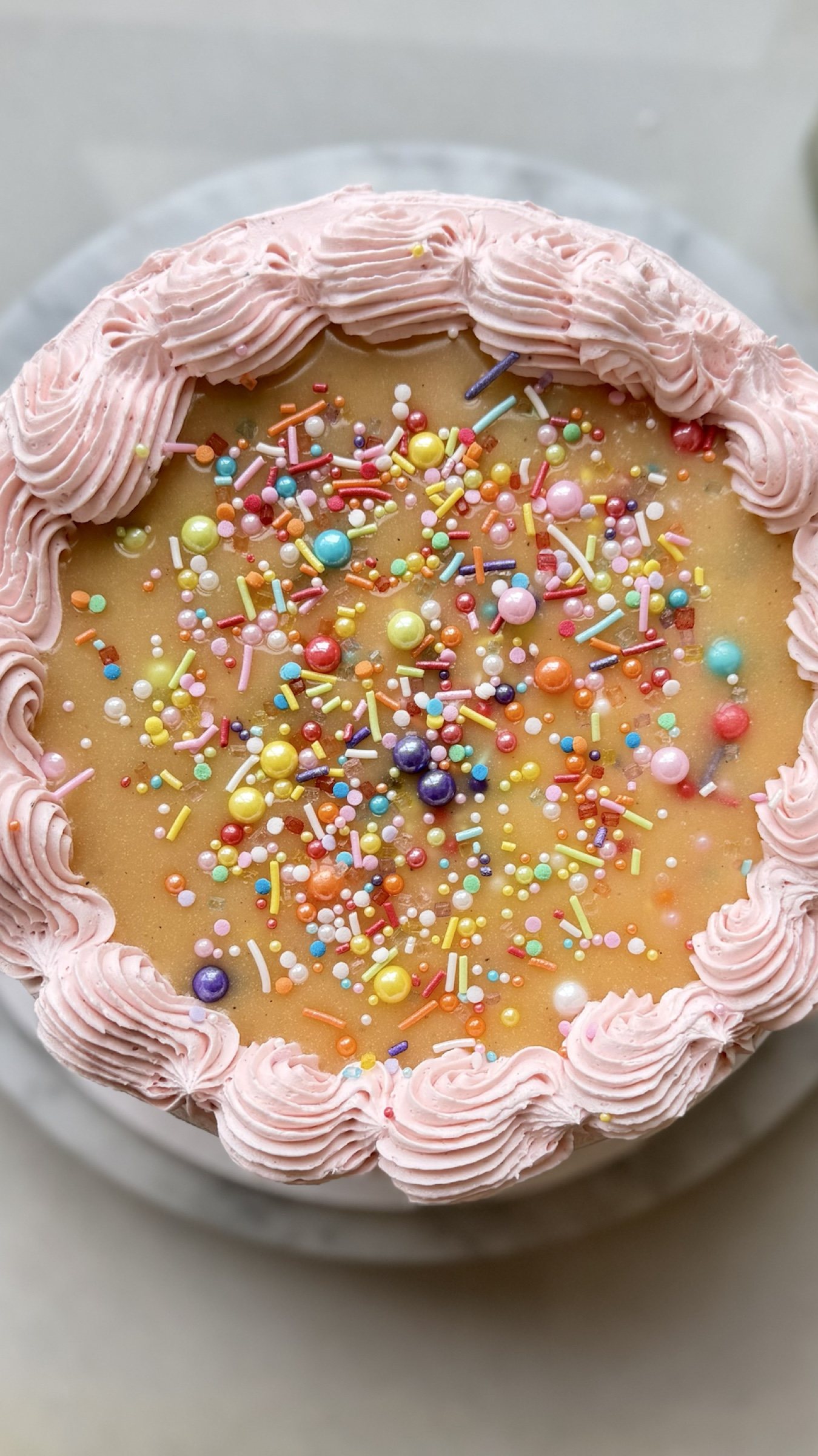 Gluten-Free Cake Batter Lava Cake: overhead close