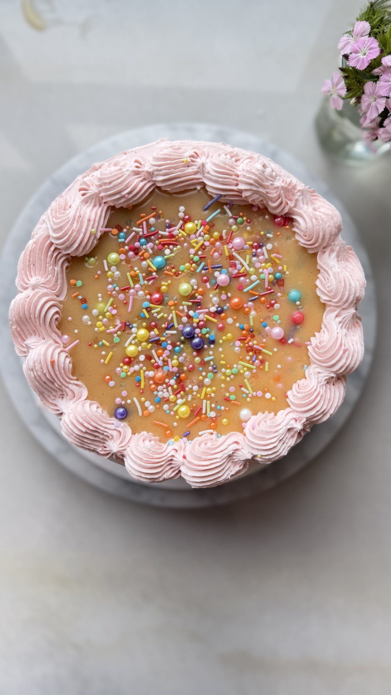 Gluten-Free Cake Batter Lava Cake: overhead wide