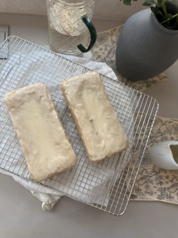 Gluten-Free Old-Fashioned Donut Loaf: glazed top