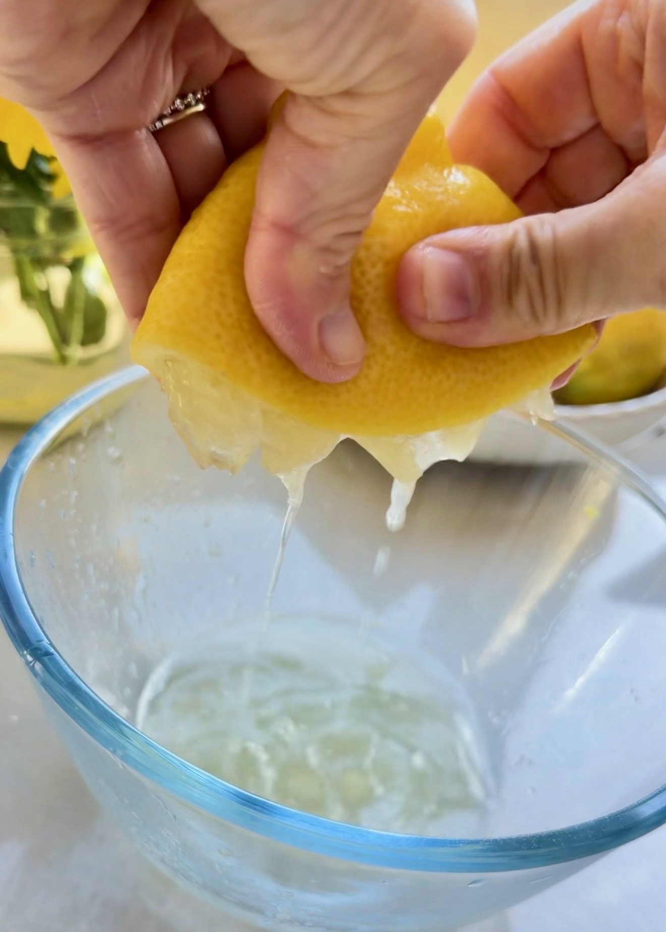 Lemon Poppy Seed Donut Loaf: lemon juice