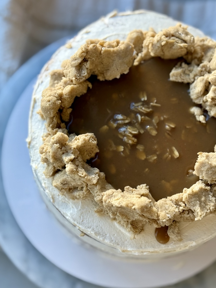 Oatmeal Cookie Dough Lava Cake: 05 finished top