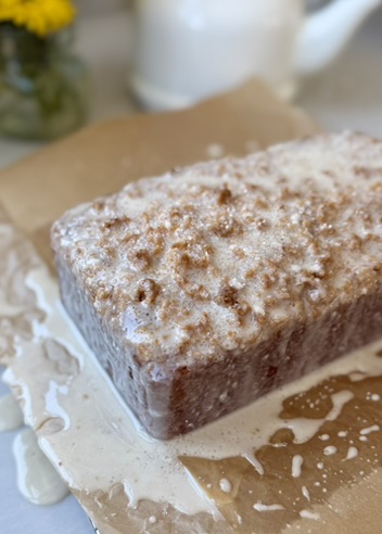 Old-Fashioned Donut Loaf: glazed whole
