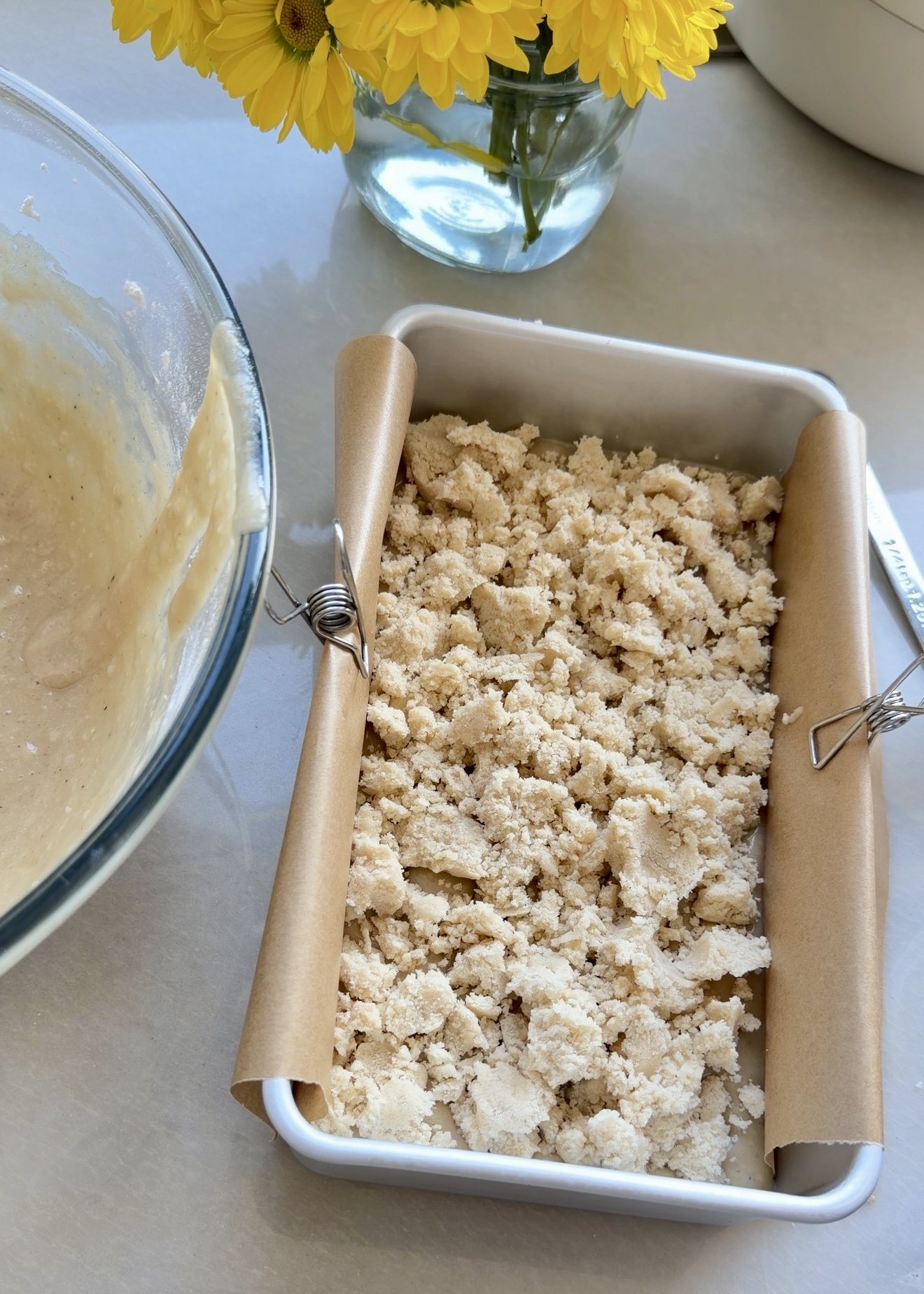 Old-Fashioned Donut Loaf: top streusel full